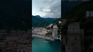 📌Cetara Amalfi Coast Italy cetara amalficoast italia drone new travel bella vietri 4k [upl. by Demaria]