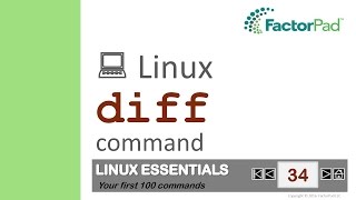 Linux diff command summary with examples [upl. by Pincus]