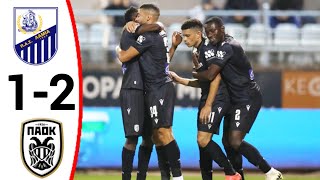 Lamia vs PAOK 12 All Goals and Extended Highlights [upl. by Ztnaj]