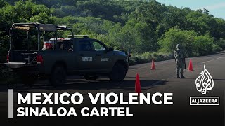 Sinaloa cartel civil war Infighting causes chaos in northern Mexico [upl. by Clementis863]