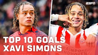 De 1️⃣0️⃣ MOOISTE GOALS van 𝐗𝐀𝐕𝐈 𝐒𝐈𝐌𝐎𝐍𝐒 in de Eredivisie 🌟 [upl. by Nohpets484]