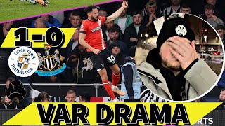 Townsend RUINS Geordies XMAS Another Away Defeat Luton 10 Newcastle LIVE Match Reaction [upl. by Cacia]