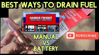 Harbor Freight Battery Transfer Pump vs Jiggly Pump [upl. by Nofets]