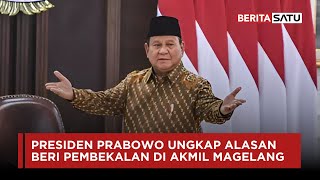 Presiden Prabowo Ungkap Alasan Beri Pembekalan di Akmil Magelang  Beritasatu [upl. by Menashem]