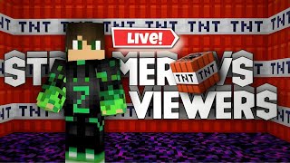 Minecraft Streamer VS Viewers TNT Game shorts minecraft shortslive [upl. by Sinne]