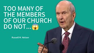 Prophet deep concern to the members of the Church  Russell M Nelson [upl. by O'Rourke]