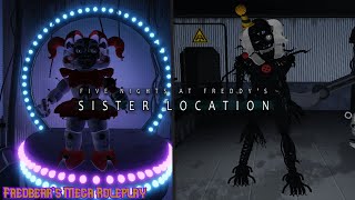 Circus Baby  Ennard Revamp  Fredbears Mega Roleplay Sister Location Update Part 1 [upl. by Akenom]