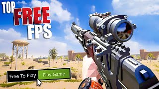 Top 10 FREE FPS Games 2024 NEW [upl. by Amyas103]