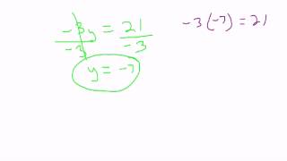 Lesson 44 Solving Equations by Multiplying and Dividing [upl. by Irneh]