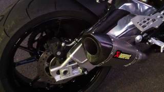 BMW S1000RR with Akrapovic Evolution Backfire [upl. by Yanej123]