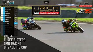 Rnd 4 Three Sisters  OMG Racing Ohvale 110 Cup  Rich Energy British Mini Bikes [upl. by Oneil282]