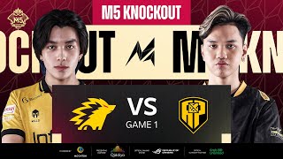 ID M5 Knockout Stage Hari 6  ONIC VS AP BREN  GAME 1 [upl. by Ithnan]