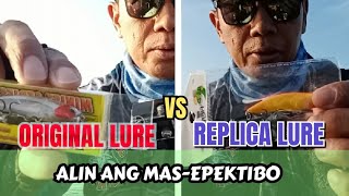 ORIGINAL Lure vs Replica  Alin ang mas Epektibo Which is more effective Fish Hunter lure [upl. by Nwaf312]