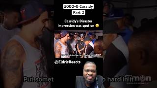 Cassidy’s Does a Dizaster Impression Mid Battle shorts battlerap cassidy [upl. by Ludlew934]