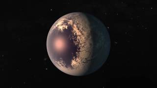 TRAPPIST1 Planets  Flyaround Animation [upl. by Louis]