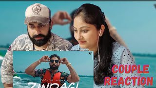 ZINDAGI  Parmish Verma  Mani Longia  StarBoy X  Latest Punjabi Song 2022  Couple Reaction Video [upl. by Eillen52]