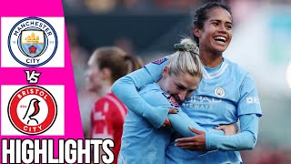 Manchester City vs Bristol City  Highlights  Women’s Super League  280424 [upl. by Anialeh]