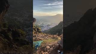 Chefchaouen depuis la montagne maroc travel chefchaouen chaouen views [upl. by Alaekim]