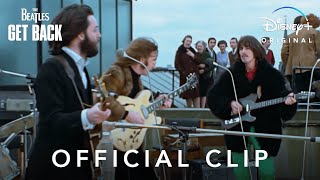 quotGet Backquot Rooftop Performance  The Beatles Get Back  Disney [upl. by Eldred]