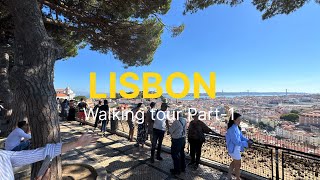 Lisbon city walking tour part2  Monte Agudo Lisbon  Lisbon vlog [upl. by Baskett]