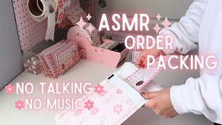 Lets pack orders✨ASMR✨ small business ASMR packing orders ASMR order packing no talking no music [upl. by Nifares]