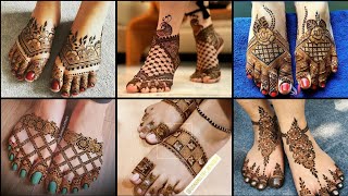 Simple Feet Mehndi Designs Leg Mehndi Designs Simple Henna\Mehendi Designs [upl. by Nehr761]