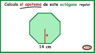 Apotema de un Octógono regular [upl. by Aivuy455]