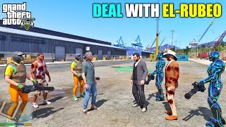 GTA 5  MICHAELS DEAL WITH ELRUBEO TO SAVE FRANKLIN  BB GAMING [upl. by Shell505]