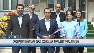 CANDIDATII USR VALCEA AU DEPUS DOSARELE LA BIROUL ELECTORAL JUDETEAN [upl. by Okomom]