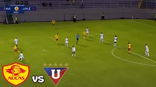 AUCAS VS LIGA DE QUITO 01  FECHA 3  LIGA PRO FASE 2 [upl. by Nameerf]