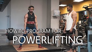 HOW TO MAKE POWERLIFTING PROGRAM 101  FULL GUIDE [upl. by Siaht]