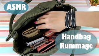 ASMR Handbag Rummage 👜 • Switching Bags • No Talking [upl. by Elleraj44]