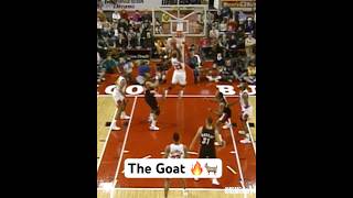 Michael Jordan came out of NOWHERE for that dunk 😳 Put back off the freethrow NBA [upl. by Hutson313]