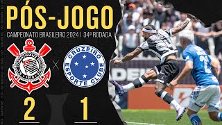 CORINTHIANS 2X1 CRUZEIRO 🔴 PÓSJOGO ZONA MISTA E COLETIVA  34ª RODADA  CAMPEONATO BRASILEIRO 2024 [upl. by Tarabar288]