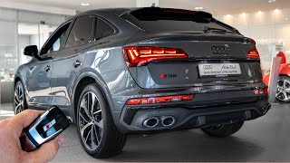 2023 Audi SQ5 Sportback TDI 341hp in Daytona Gray Pearl Effect  Sound Interior amp Exterior [upl. by Hnahc]