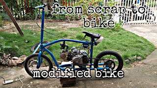 DIY modified tri bike  MOTORSTAR [upl. by Pattie]