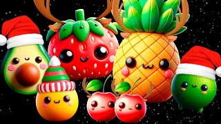 Baby Fruit Dancing with Happy Christmas Music Mix [upl. by Alaunnoif280]