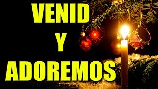 Venid Fieles Todos Venid y Adoremos  Pista con letra [upl. by Idnahr]