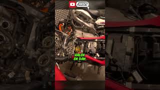 MOTORBLOK OVERZETTEN uitdaging challenge monteur stuntmotor jur2wheels [upl. by Nohpets]