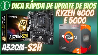 Dica Atualização BIOS GAA320MS2H Para Ryzen 4000 e 5000 [upl. by Daffi]