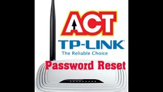 How to change TpLink amp Act wifi Router Password [upl. by Timms359]