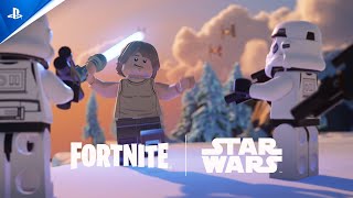 LEGO Fortnite  Star Wars Gameplay Trailer  PS5 amp PS4 Games [upl. by Nevak]