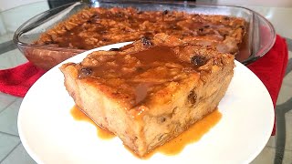 New Orleans Bread Pudding with Caramel Rum sauce [upl. by Unity187]