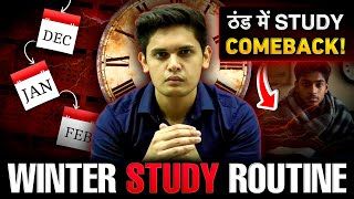 The Best Winter Study Routine 🔥 How to Study in Winters Study Hacks Prashant Kirad [upl. by Armahs]