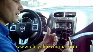 How to pair a bluetooth to a 2011 and 2012 Dodge Journey and Charger 43quot Touch Screen Radio [upl. by Nylasoj]