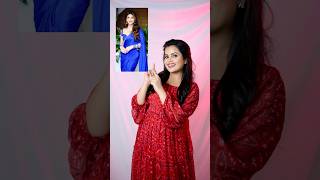 Celebrity saree recreation💙😍🫠 explore shortsvideo saree styling shortsvideo fashion yt [upl. by Kopple]