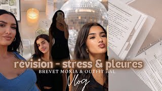 VLOG BREVET MONIA  REVISION  BAL DU COLLÈGE  STRESS [upl. by Annaliese]