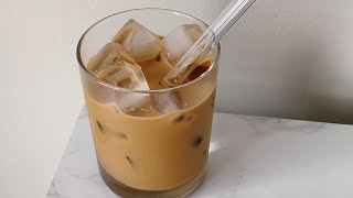 Iced Coffee Using 2 ingredients Only 👍 Vietnamese Iced Coffee Recipe [upl. by Einnok]