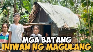 TATLONG MAGKAKAPATID INIWAN NG MGA MAGULANG DAHIL SA KAHIRAPAN [upl. by Wurster975]