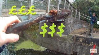 £110 WORTH OF FINDS MAGNET FISHING [upl. by Ahsenet759]